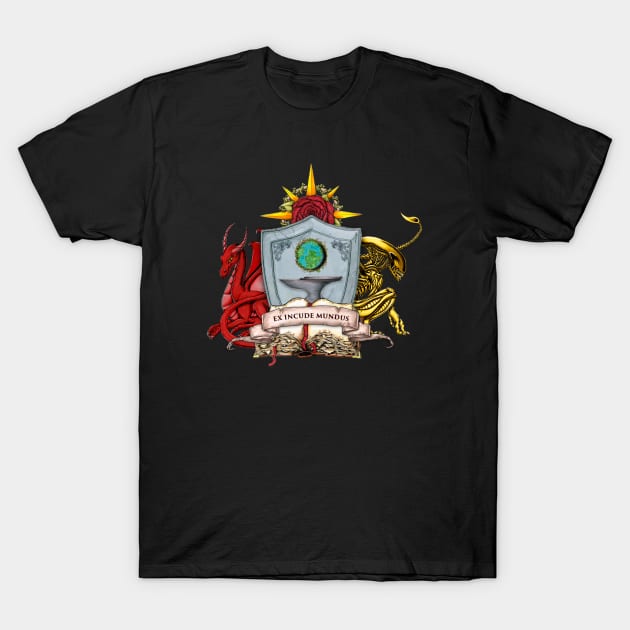 World Anvil Heraldic Crest T-Shirt by World Anvil